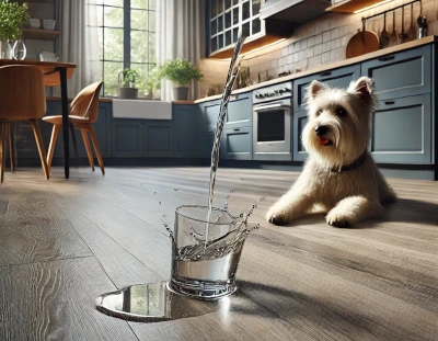 After Effects adding Water Proof Solution for Hardwood Floors. Vinyl Flooring Services