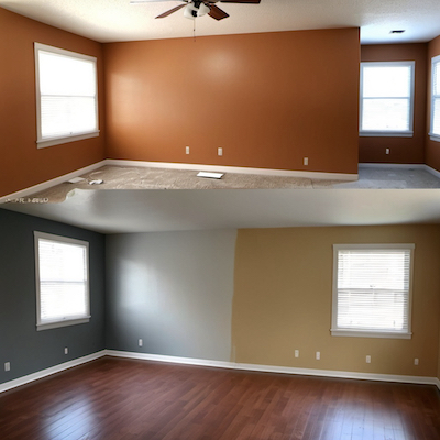 Paint Job Indoor After Effects Paint Services